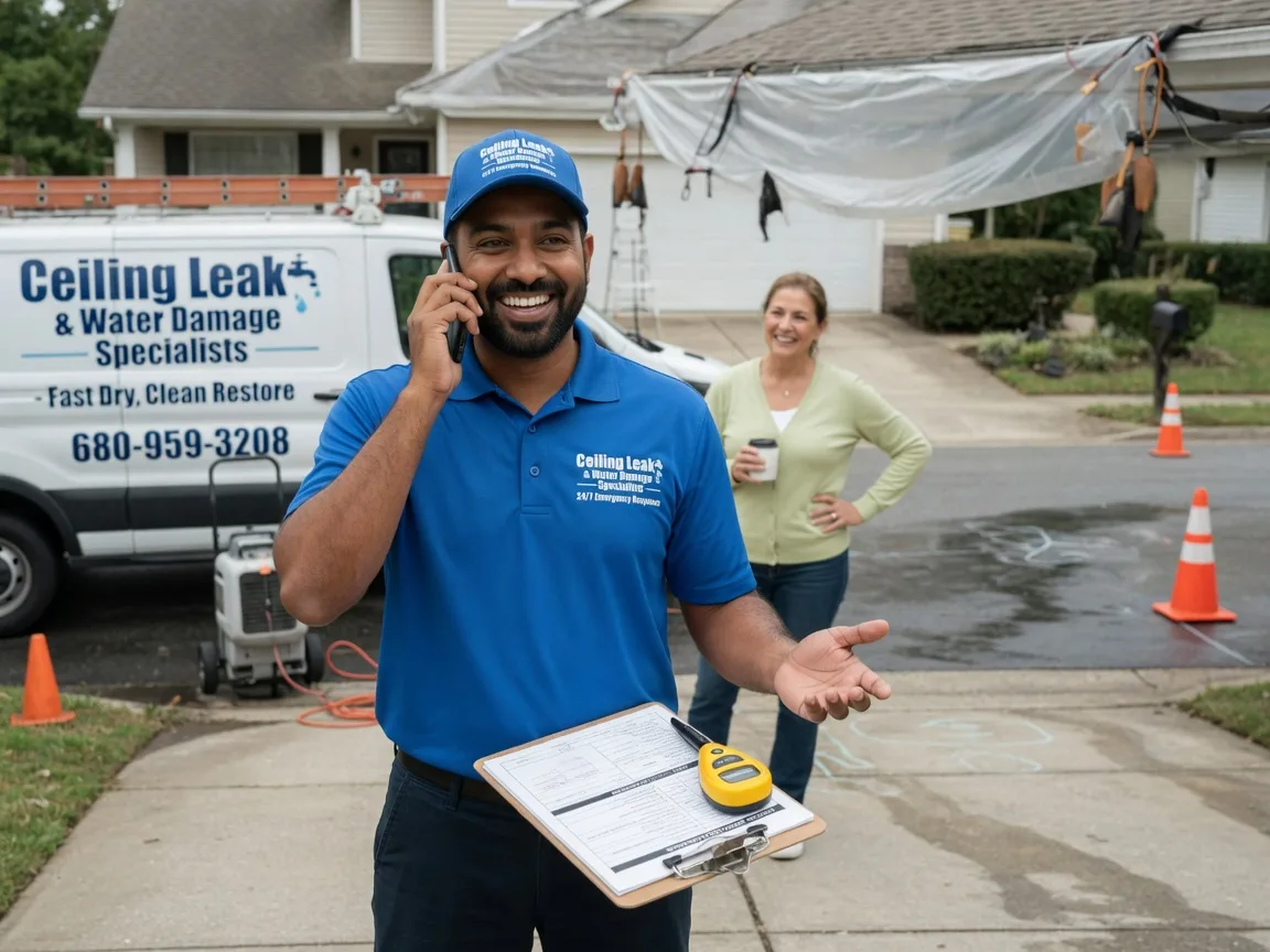 Ceiling Leak Cleanup Stinnett, TX FAQs